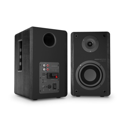 Energy Sistem Studio Monitor 4 Hi Fi altoparlante 2-vie Grigio, Legno Con cavo e senza cavo 50 W