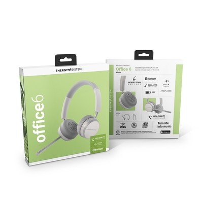 Energy Sistem Office 6 Auricolare Wireless A Padiglione Ufficio Bluetooth Bianco