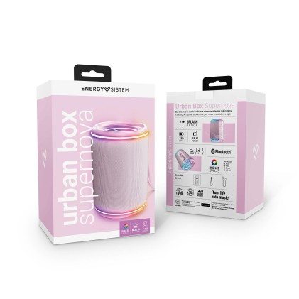 Energy Sistem 454945 portable/party speaker Altoparlante portatile stereo Rosa 16 W