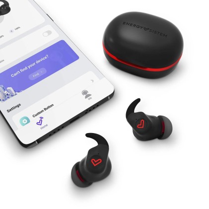 Energy Sistem Freestyle Auricolare True Wireless Stereo (TWS) In-ear Sport Bluetooth Nero, Rosso