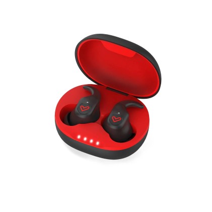 Energy Sistem Freestyle Auricolare True Wireless Stereo (TWS) In-ear Sport Bluetooth Nero, Rosso