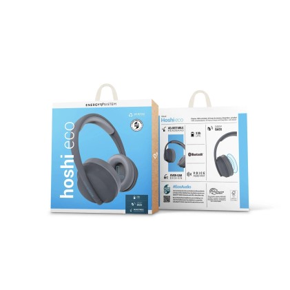 Energy Sistem Hoshi Eco Auricolare Wireless A Padiglione Musica e Chiamate USB tipo-C Bluetooth Grigio
