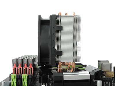 Enermax ETS-N31 ventola per PC Processore Refrigeratore 9,2 cm Nero, Rame, Argento