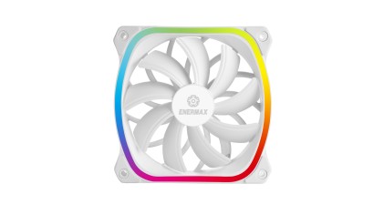 Enermax SquA RGB White Case per computer Ventilatore 12 cm Bianco