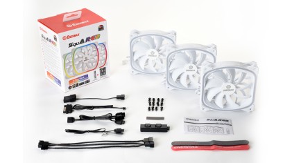 Enermax SquA RGB White Case per computer Ventilatore 12 cm Bianco