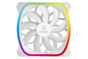 Enermax SquA RGB Case per computer Refrigeratore 12 cm Bianco