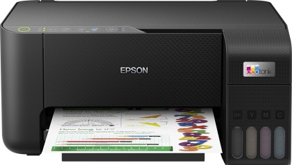 Epson Multifunzione Ink A4 Colore, Ecotank Et-2860, 33Ppm, Usb/Wifi, 3 In 1