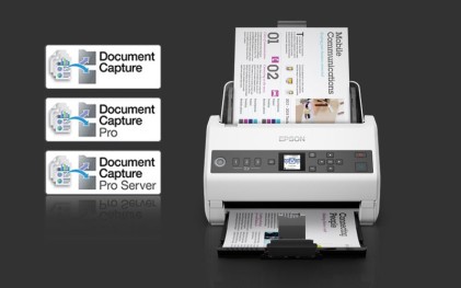Epson Scanner Documentale Workforce Ds-730N A4 600 Dpi, Adf, Fronte/Retro, Usb/Lan