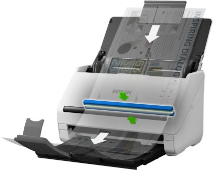 Epson Scanner Documentale Workforce Ds-770Ii A4 1200 Dpi, Adf, Fronte/Retro, Usb