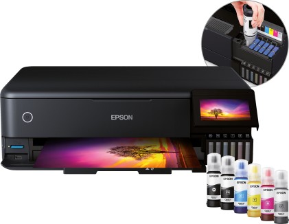 Epson Multifunzione Ink A4 Colore, Ecotank Et-8550, 28Ppm, Fronte/Retro, Usb/Lan/Wifi, 3In1