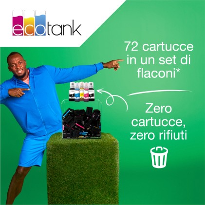 Epson Multif. Ink A4 Colore, Ecotank Et-2850 10Ppm, Fronte/Retro, Usb/Wifi, 3In1