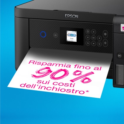 Epson Multif. Ink A4 Colore, Ecotank Et-2850 10Ppm, Fronte/Retro, Usb/Wifi, 3In1