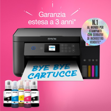 Epson Multif. Ink A4 Colore, Ecotank Et-2850 10Ppm, Fronte/Retro, Usb/Wifi, 3In1