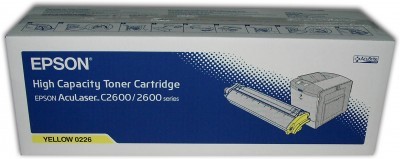 ORIGINALE Epson toner giallo C13S050226 S050226 5000 pagine alta capacitа