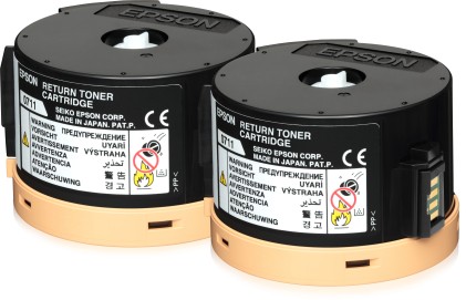 Originale Epson Toner Nero Per Wf Al-M200Dn/200Dw Mx200Dnf/200Dwf Return Program Conf.2 Pezzi