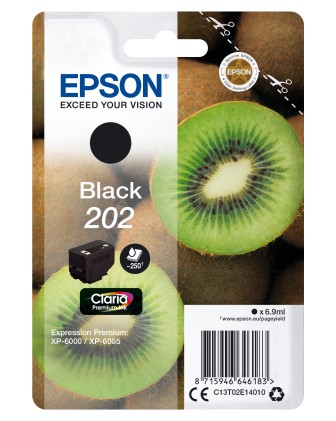Epson Kiwi Singlepack nero 202 Claria Premium Ink