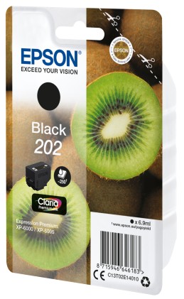 Epson Kiwi Singlepack nero 202 Claria Premium Ink