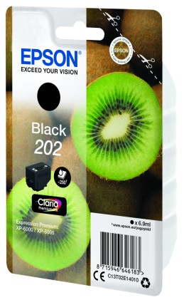 Epson Kiwi Singlepack nero 202 Claria Premium Ink