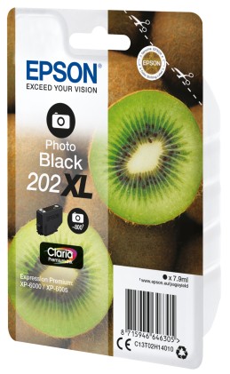 Epson Kiwi Singlepack Photo nero 202XL Claria Premium Ink