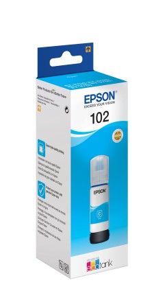 Originale Epson Flacone Ecotank Ciano 70Ml, 102