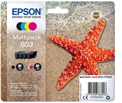 Epson Cartuccia Inchiostro Multicolor Nero+Colore Inkjet Standard