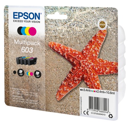 Epson Cartuccia 603 Multipack Inkjet Stella Marina 4 Colori