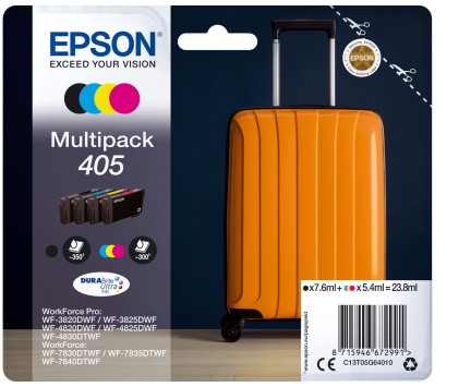 Epson Cart Multipack 4 Colori, N 405 Durabrite Ultra Ink