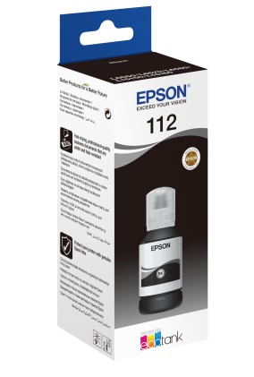 ORIGINALE Epson Cartuccia d'inchiostro nero C13T06C14A 112 127ml