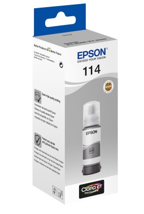 Flacone di inchiostro grigio Epson 114 EcoTank