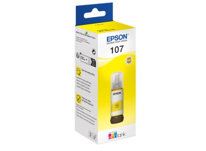 Epson Flacone Ink Giallo 70Ml Per Serie Eco Tank, 107