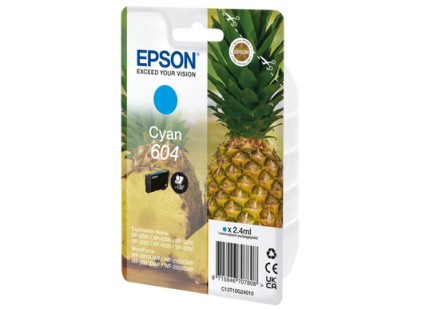 Originale Epson 604 cartuccia ciano - C13T10G24010