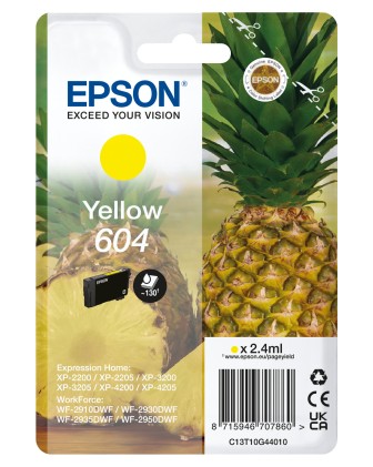 Originale Epson 604 cartuccia giallo - C13T10G44010