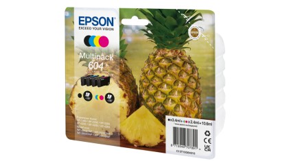 Epson Cartuccia 604 Multipack Inkjet Serie Ananas 4 Colori Formato Std