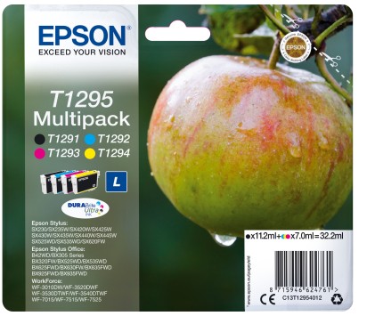 Set Cartucce Stampante Epson C13T12954020 Serie Mela T1295 Multipack
