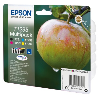 Set Cartucce Stampante Epson C13T12954020 Serie Mela T1295 Multipack