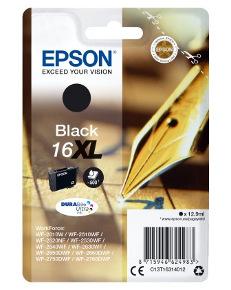 Originale Ink Epson 16Xl Nero Wf-2010/2510 