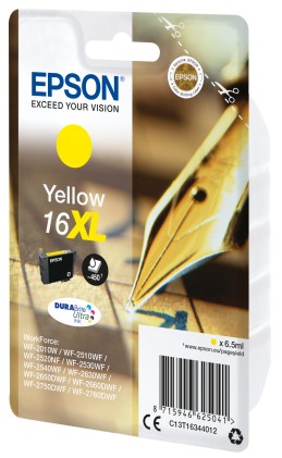 Epson Pen and crossword Cartuccia Penna e cruciverba Giallo Inchiostri DURABrite Ultra 16XL