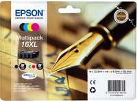 Originale Ink Epson 16Xl Multipack Nero+Clr Durabrite Ultra Workforce Wf2010