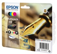 Cartuccia Epson originale C13T16364022 BLACK/COLOUR 16XL