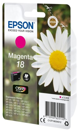 Epson Cart Ink Magenta Per Xp-102/202/205/302/305/402 Serie Margherita