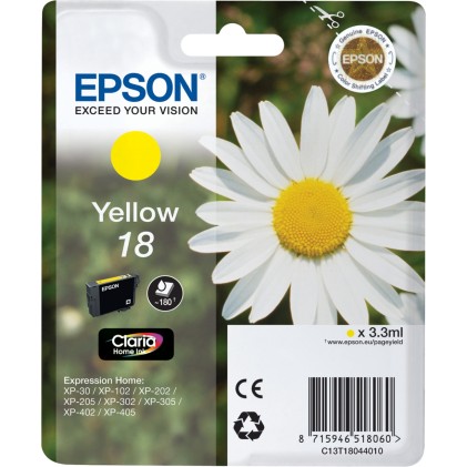 Epson Daisy Cartuccia Margherita Giallo Inchiostri Claria Home 18