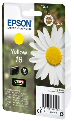 Epson Daisy Cartuccia Margherita Giallo Inchiostri Claria Home 18