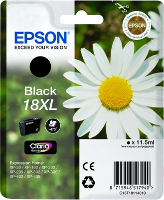 Epson Cart Ink Nero Xl Per Xp-102/202/205/302/305/402 Serie Margherita