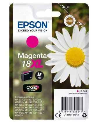 Epson Cart Ink Magenta Xl Per Xp-102/202/205/302/305/402 Serie Margherita