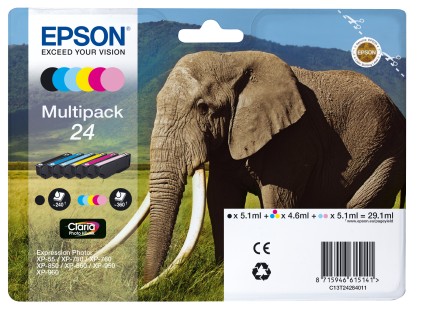 Cartucce Epson originale T24 MULTIPACK