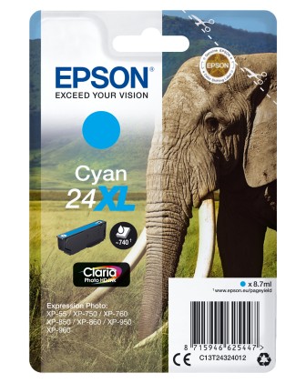 Epson Elephant Cartuccia Ciano XL