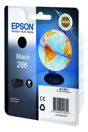 Epson Singlepack Black 266 Ink Cartridge Wf-100W 5,8Ml