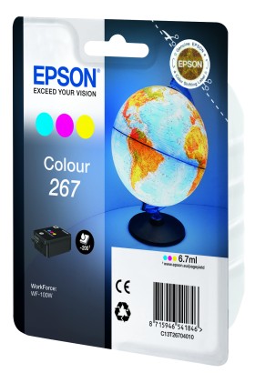 Epson Singlepack Colour 267 Ink Cartridge Wf-100W