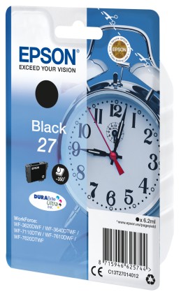 Epson Alarm clock Cartuccia Sveglia Nero Inchiostri DURABrite Ultra 27