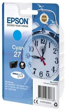 Epson Alarm clock Cartuccia Sveglia Ciano Inchiostri DURABrite Ultra 27